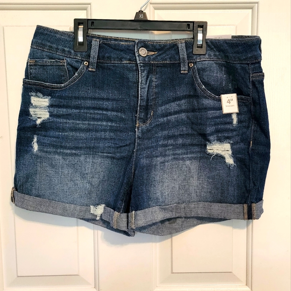 Time and Tru Jean shorts size 14